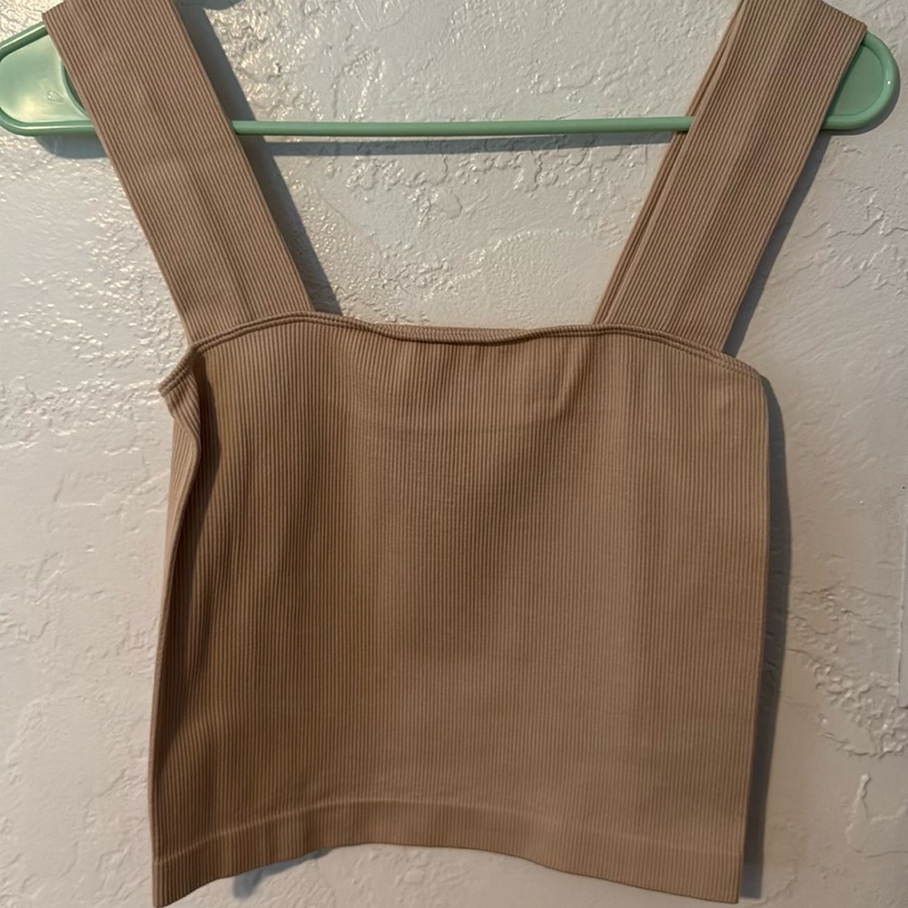A New day cropped tank top